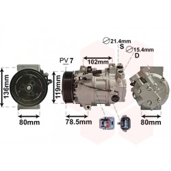 COMPRESSEUR AIRCO 2.0 Turbo - 2.0 GT 