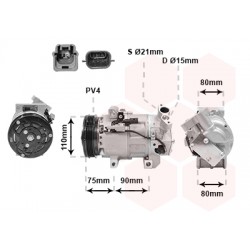 COMPRESSEUR AIRCO 1.2 R134a 