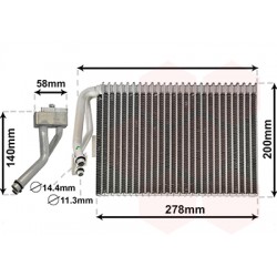 EVAPORATEUR AIRCO All 280x175x66 