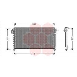 CONDENSEUR SANS BOUTEILLE (Voir Photo) 695x300x16 