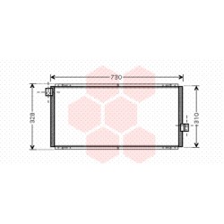 CONDENSEUR SANS BOUTEILLE 98  696x305x17 