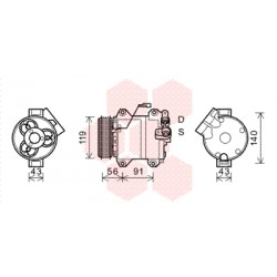 COMPRESSEUR AIRCO 2.7 VVTi 