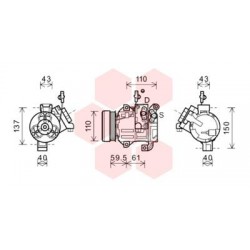 COMPRESSEUR AIRCO 2.0 VVTi 