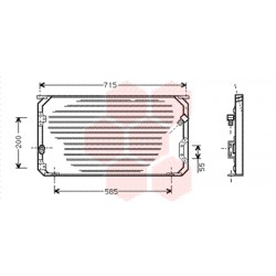 CONDENSEUR SANS BOUTEILLE -93 Essence 690x344x22 