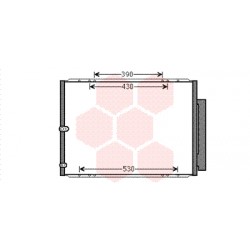 CONDENSEUR AVEC BOUTEILLE RX 300 665x490x16 