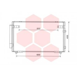 CONDENSEUR AVEC BOUTEILLE GS 300-GS 430 AT 646x394x17 