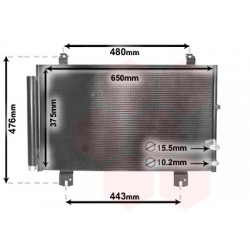 CONDENSEUR AVEC BOUTEILLE 250-350-450H 686x391x16 