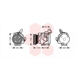 COMPRESSEUR AIRCO 2.0 D4d 