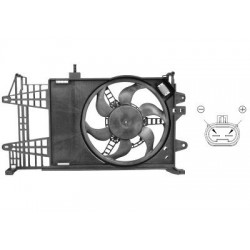 Cadre + hélice + moteur ventilateur