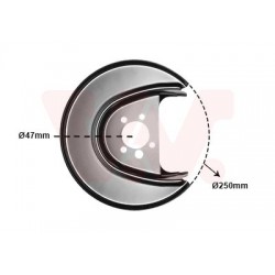 PROTECTION DISQUE FREIN ARRIERE DROIT 