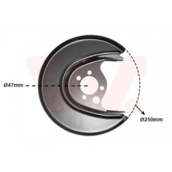 PROTECTION DISQUE FREIN ARRIERE DROIT 