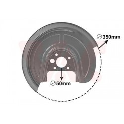 PROTECTION DISQUE FREIN ARRIERE DROIT 